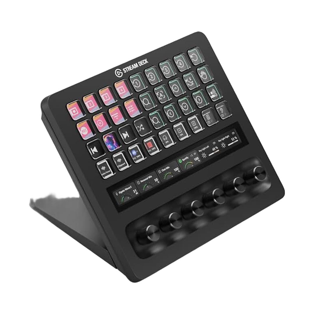Elgato Stream Deck + XL Control Platform, Dials, Touch Strip