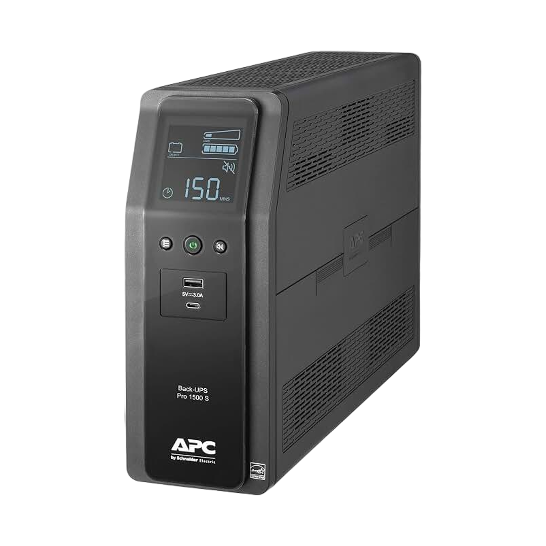 APC UPS 1500VA/900W Pure Sine Wave UPS for Computer, Electronics, BR1500MS2