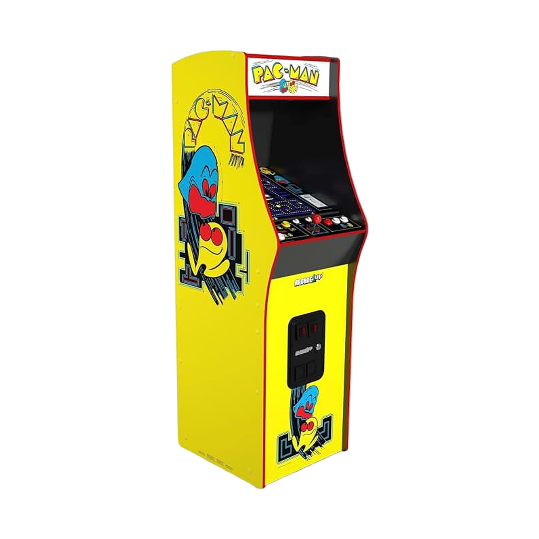 Arcade1Up Pac-Man Deluxe Arcade Gaming Cabinet, 14 Classic Games
