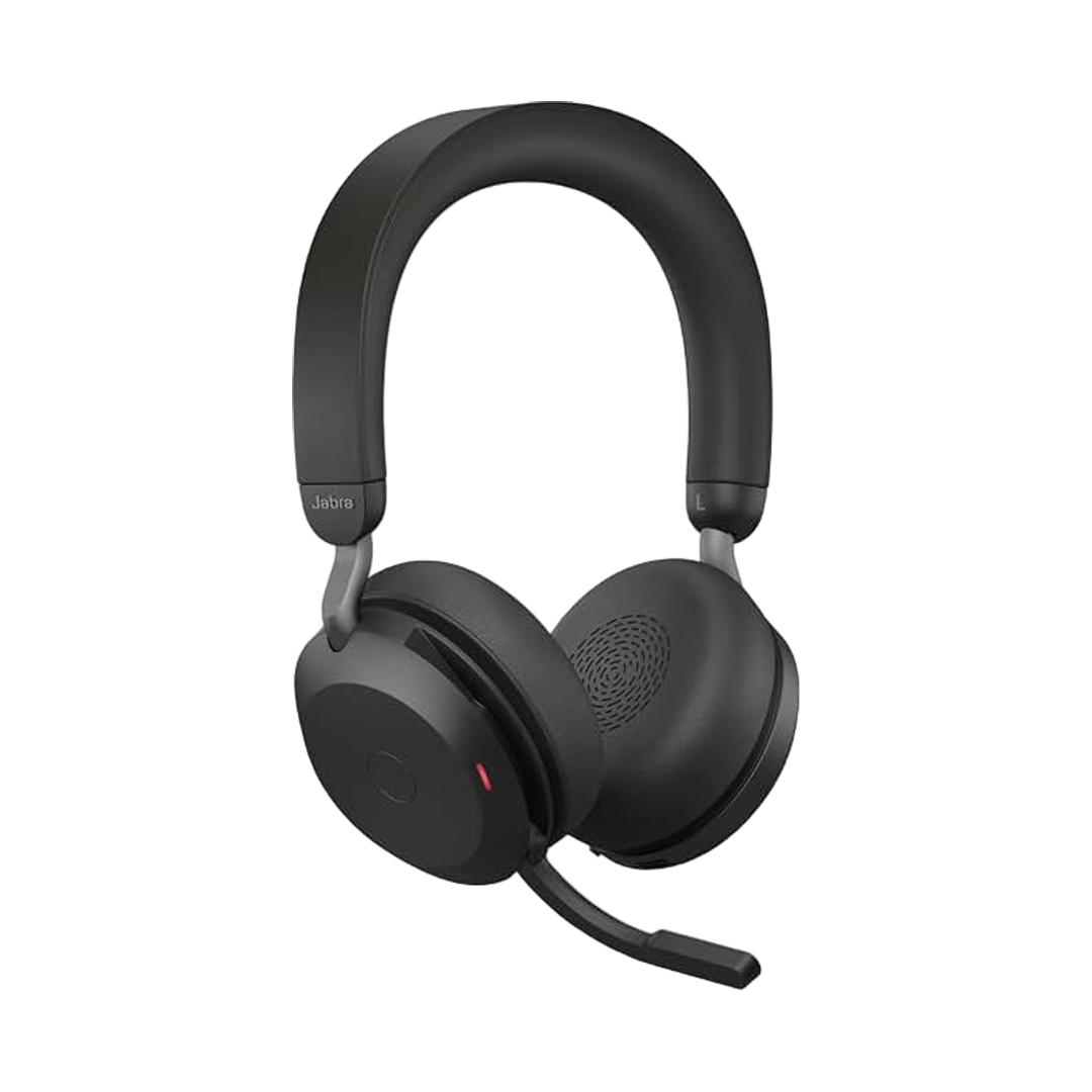Jabra Evolve2 75 PC Wireless Headset with 8-Microphone Technology